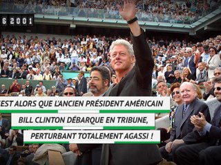 Il y a 18 ans - Le jour où Bill Clinton a fait perdre André Agassi !