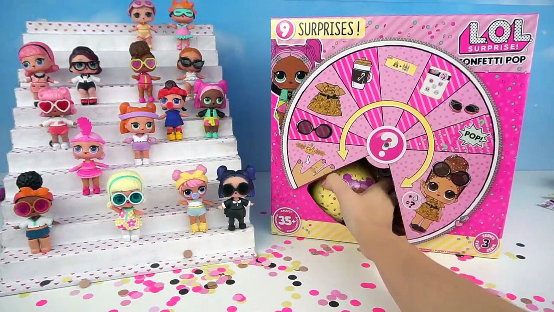 LOL Surprise Confetti Pop Unboxing Full Case - Ultra Rare Dolls! - video  Dailymotion