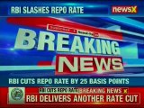 RBI cuts repo rate by 25 basis points; third cut in 4 months; RBI Monetary Policy