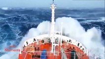 SHIPS IN STORM COMPILATION - ROUGH WAVES | just Moments