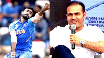 WORLD CUP 2019: IND VS SA | டி காக்கை காட்டி பும்ராவை கலாய்த்த சேவாக்..!!- வீடியோ