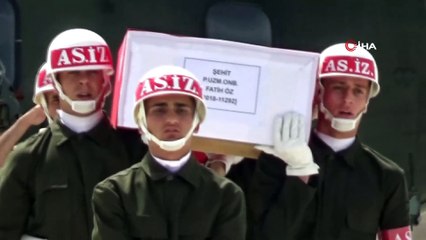 Şehit Öz memleketine uğurlandı