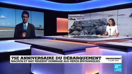 D-Day : pose de la première pierre du futur mémorial britannique