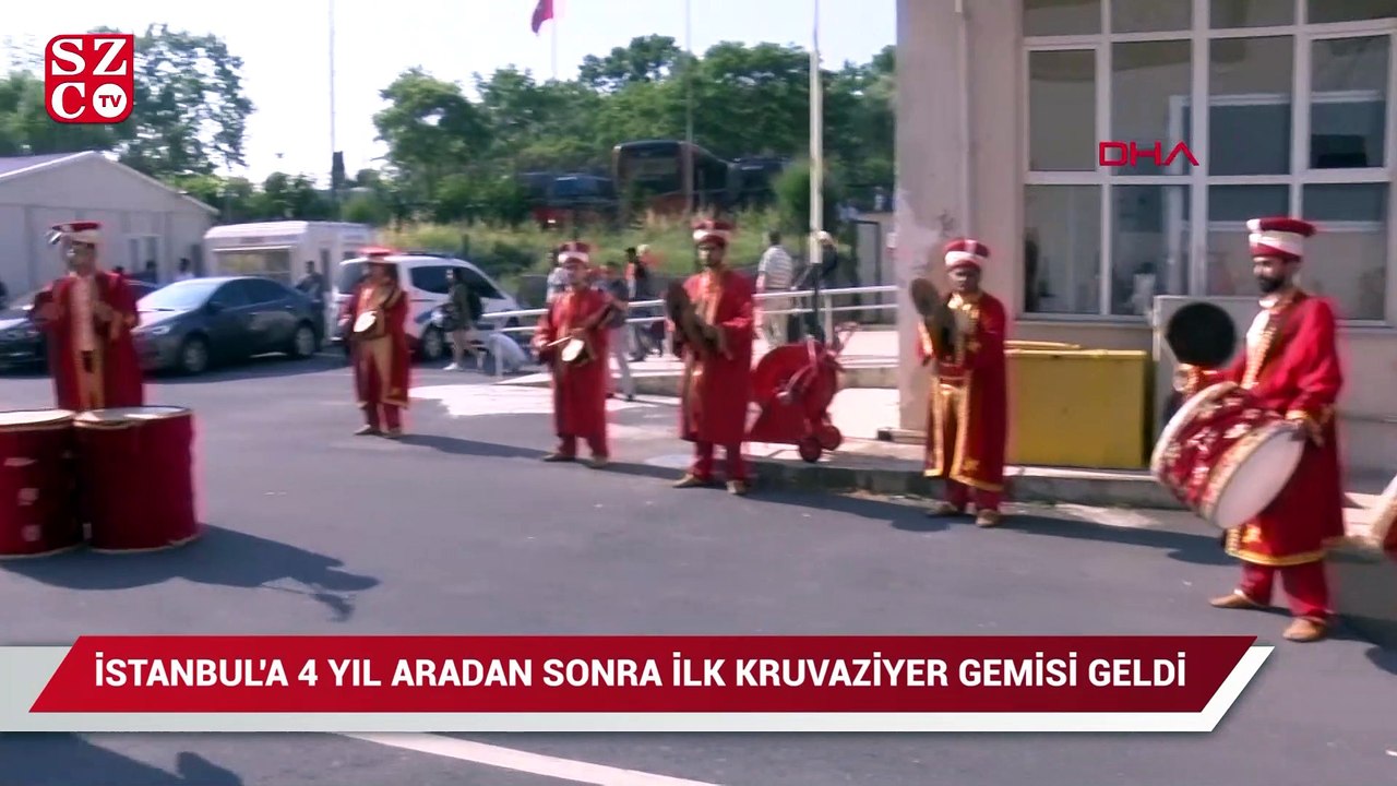 İstanbul’a 4 yıl aradan sonra ilk kruvaziyer gemisi geldi