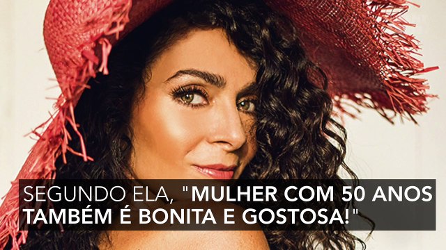 Claudia Ohana faz sucesso nas redes com fotos sensuais e diz: Mulher com 50 também é bonita e gostosa