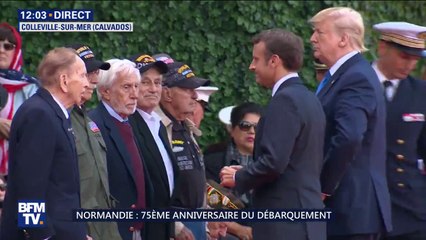 D-Day: Emmanuel Macron fait chevaliers de la Légion d'honneur plusieurs vétérans de la Seconde Guerre mondiale