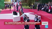 Les hymnes français et américains retentissent lors du 75ème anniversaire du D-Day