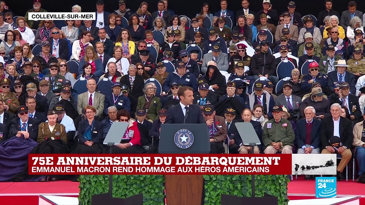 "Frères d'armes" : Emmanuel Macron rend hommage aux héros américains