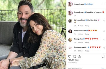 Jenna Dewan posts first picture with boyfriend on social media