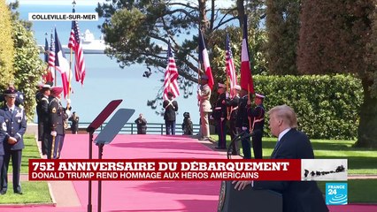 Trump aux vétérans du D-Day: "Vous êtes la fierté de notre pays"