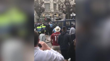 England fans clash with police in Porto
