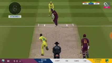 Australia vs West Indies ICC World Cup, 10th Match Full Highlights Real Cricket 2019