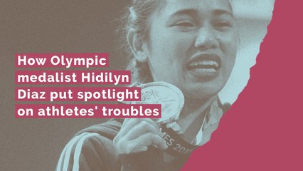 How Olympic medalist Hidilyn Diaz put spotlight on athletes' troubles