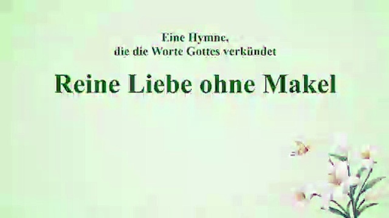 Christliches Lied | Reine Liebe ohne Makel