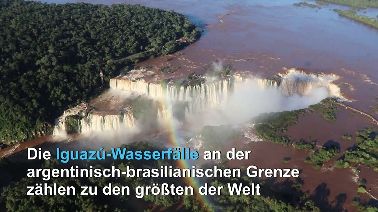 Drei Millionen Liter pro Sekunde: Hochwasser an den Iguazú-Wasserfällen
