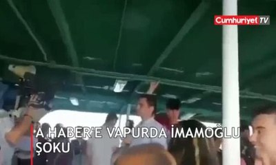 A Haber'e vapurda İmamoğlu şoku!