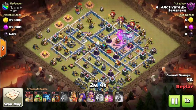 TH12 TH11 War Attack Strategy 2019 _Kill Island War Base_ RIP Island War Bases _ Extreme Island war