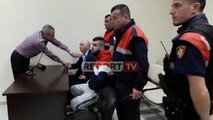 Report TV - Vlorë, inskenuan një atentat me armë zjarri, lihen në brug biznesmeni dhe i riu Alliaj