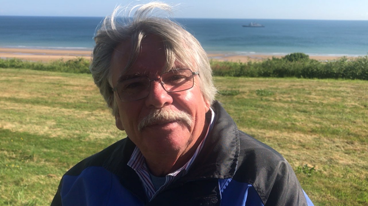 Robert Brown un Américain de Floride à Colleville-sur-Mer