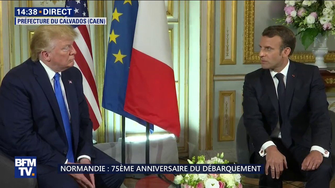 Emmanuel Macron à Donald Trump:  "Les valeurs que nous portons nous dépassent."