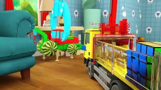 Colors for Children to Learn with Wrecker Truck - Learning Vehicles - Teaching video