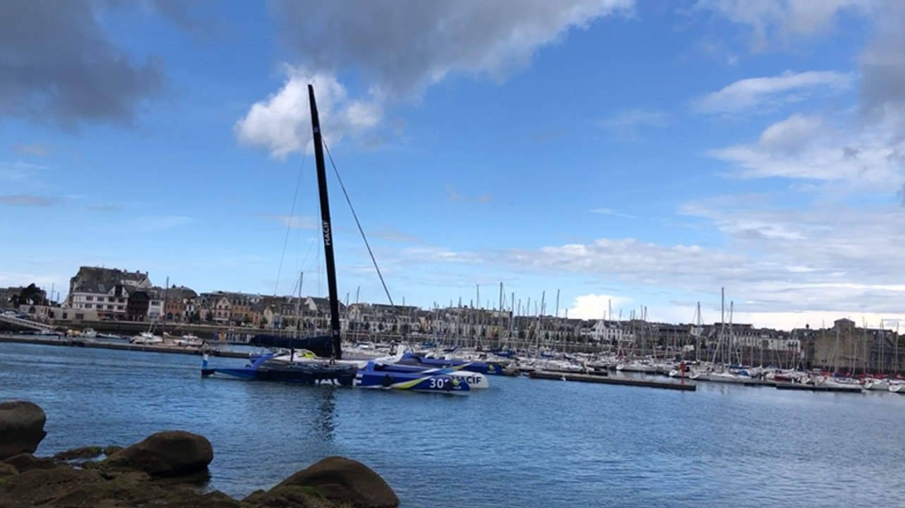 L’arrivée de François Gabart et son équipage ce jeudi au sein du port