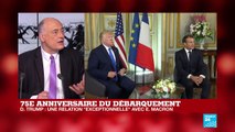 D-Day : Trump assure que ses relations avec Macron sont 
