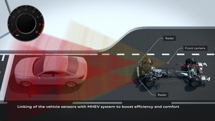 Audi A4 Sedan TFSI 12 Volt MHEV Animation