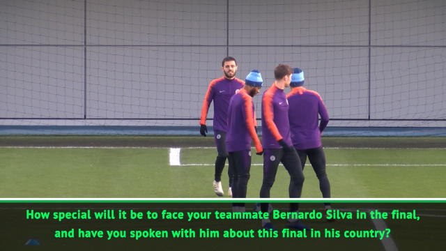 Now it's business! - City teammates Sterling and Bernardo eye Nations League final