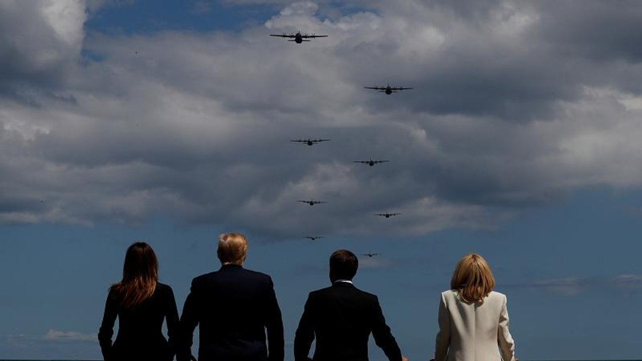 D-Day 75: Macron, May und Trump sagen den Veteranen 'danke'