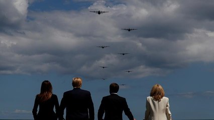 D-Day 75: Macron, May und Trump sagen den Veteranen "danke"