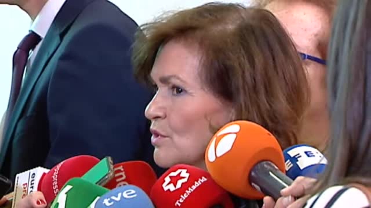 Carmen Calvo: "El PSOE tiene unos principios y unos límites a los que no llegamos"