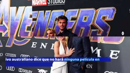 Chris Hemsworth anuncia su retiro de la actuación