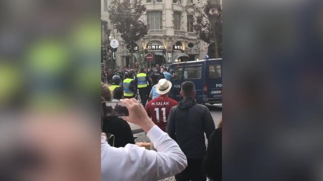 England fans clash with police in Porto