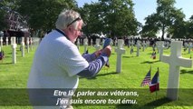 D-Day: émotion au cimetière américain de Colleville-sur-Mer