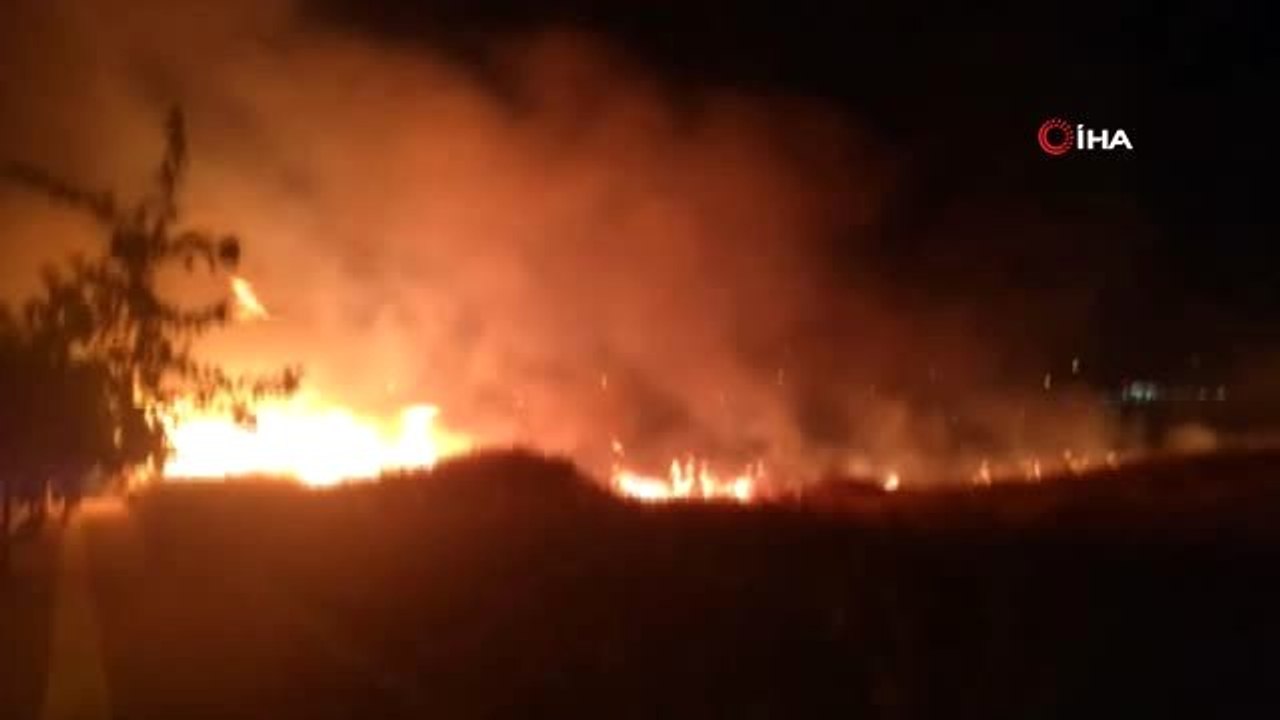 Şanlıurfa'da korkutan anız yangını