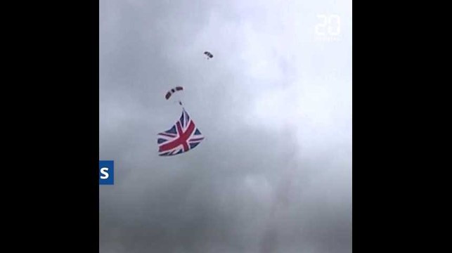 Débarquement du 6 juin 1944: Un vétéran britannique de 95 ans réédite son saut en parachute