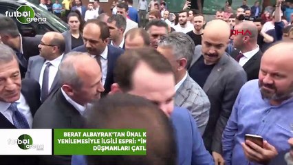 Berat Albayrak'tan Ünal Karaman'ın sözleşme yenilemesiyle ilgili espri