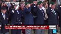 La Marseillaise résonne lors de l'hommage au commando Kieffer