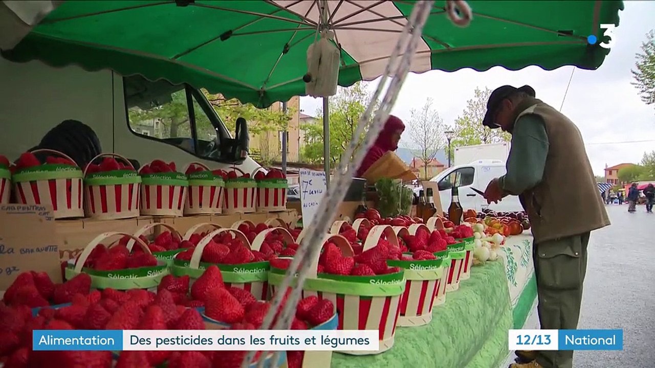 Alimentation : encore trop de pesticides dans les fruits et légumes