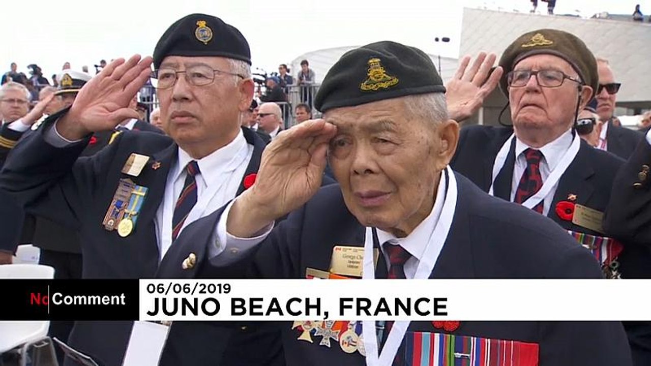Kanadische Zeremonie zum D-Day: 'Alte Soldaten sterben nicht'