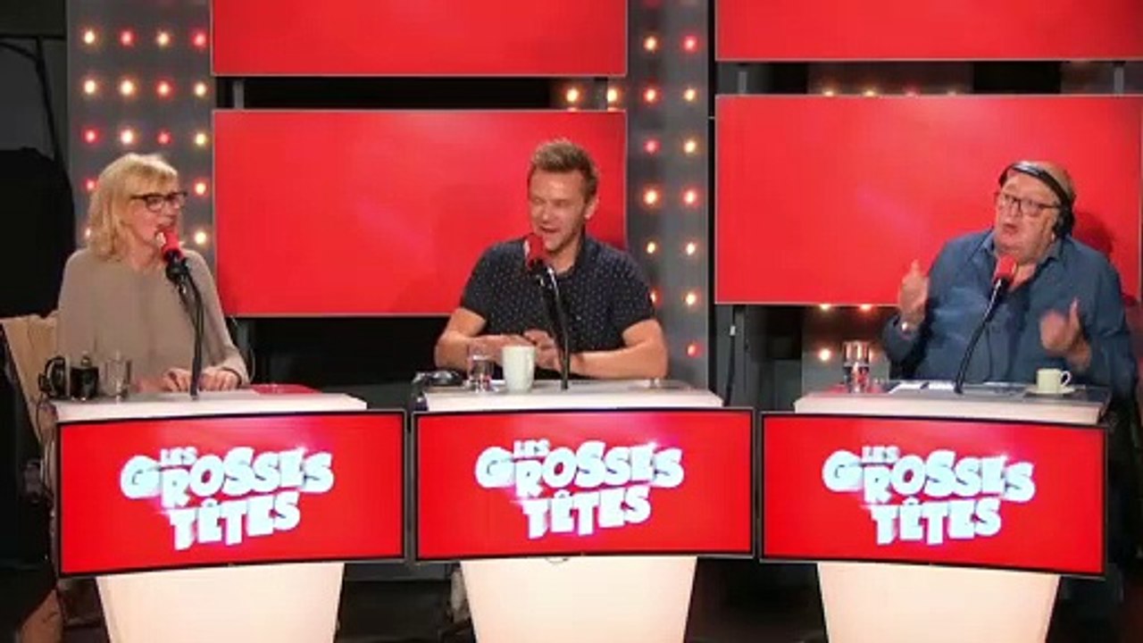 La nouvelle place de JeanFi Janssens dans le studio des Grosses Têtes