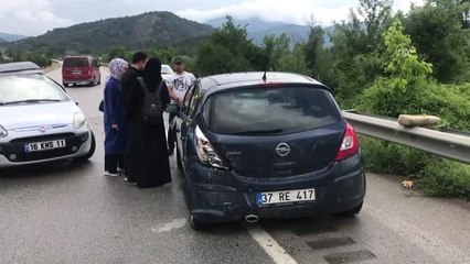 Zincirleme trafik kazası: 4 yaralı - KARABÜK