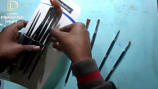 Generic Artist Painting Brushes Set review in Hindi (388)