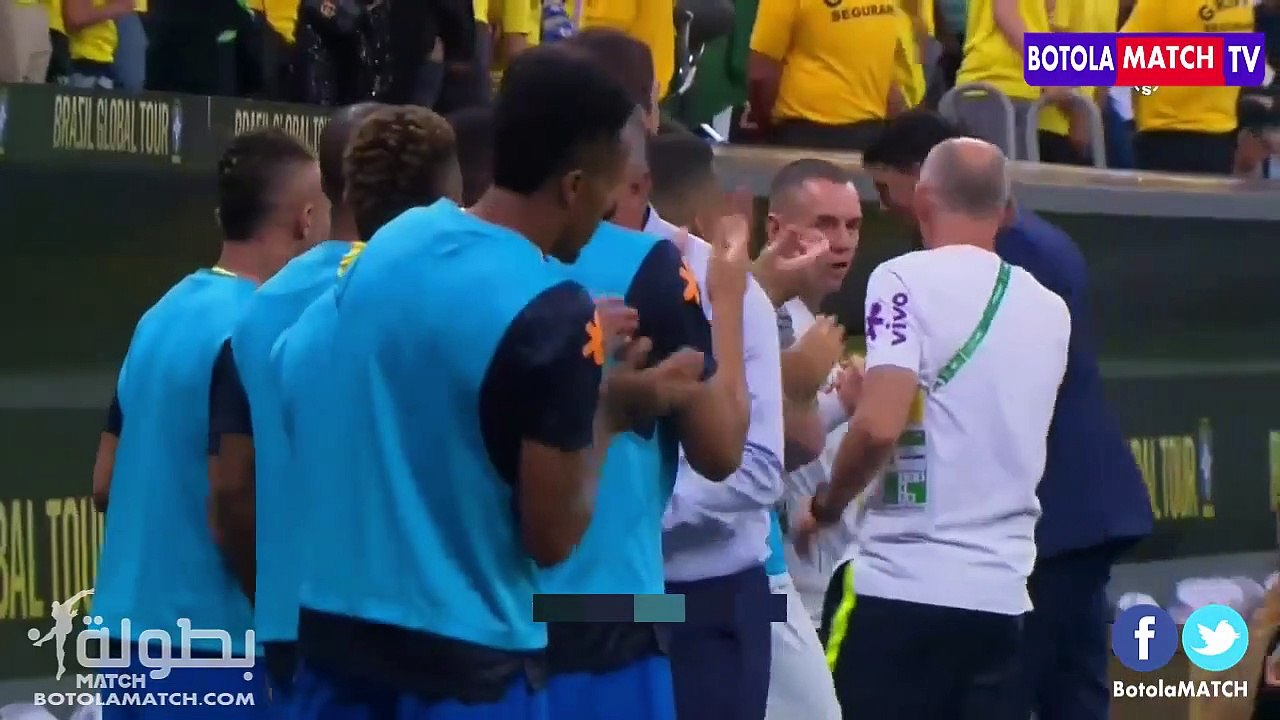 أهداف مباراة البرازيل 2-0 قطر - مباراة ودية