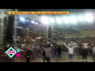 ¡El concierto de Adriel Favela y Luis Coronel acabó en balacera! De Primera Mano
