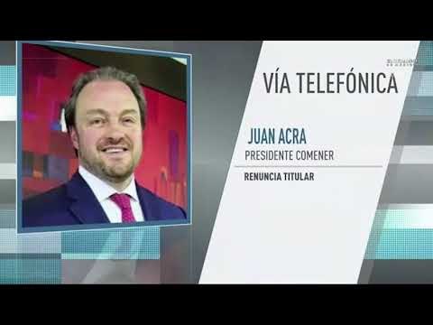 Se debe seguir adelante, asegura Juan Acra, presidente del COMENER, tras renuncia de García Alcocer