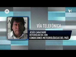 Seguirán las lluvias en la CDMX, pronosticó Jesús Corachure, meteorólogo