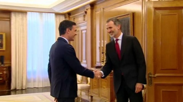 El Rey de España propone al socialista Pedro Sanchez como candidato para presidir el Gobierno