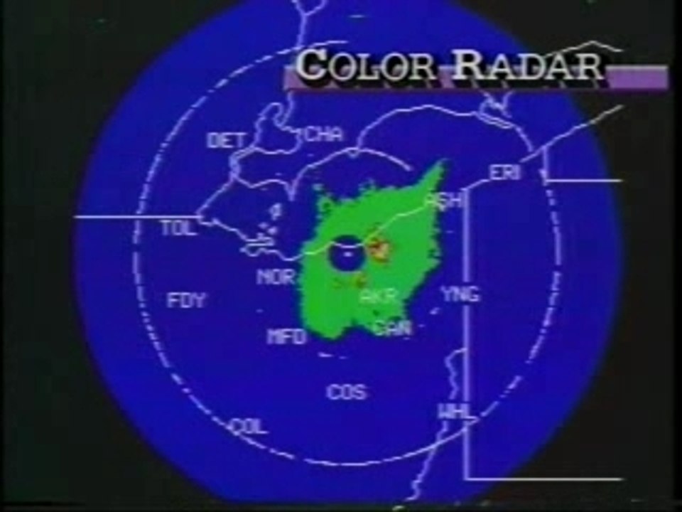 WJW-TV8 Cleveland -  Winter Storm, Feb., 1987